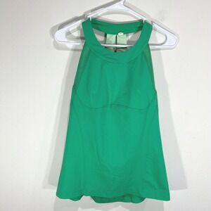 Lululemon Green Athletic Tank Top‎ Racerback Women's Size 8 Run Make It Count